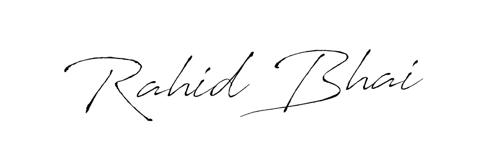 Make a beautiful signature design for name Rahid Bhai. With this signature (Antro_Vectra) style, you can create a handwritten signature for free. Rahid Bhai signature style 6 images and pictures png