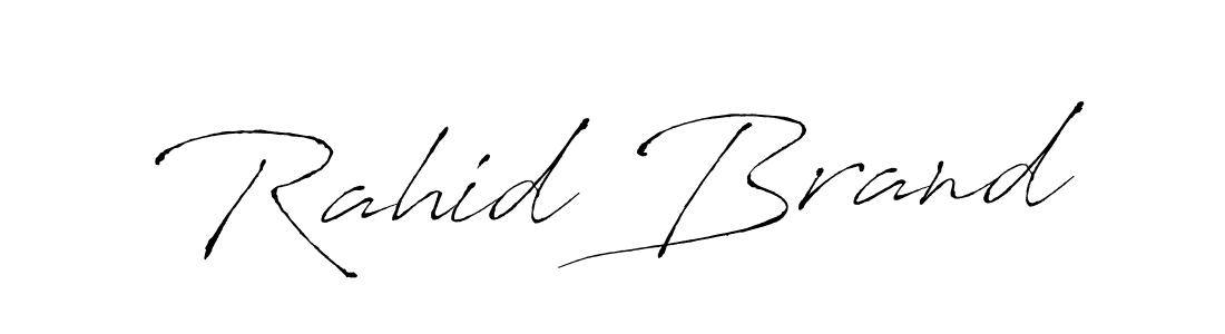 Use a signature maker to create a handwritten signature online. With this signature software, you can design (Antro_Vectra) your own signature for name Rahid Brand. Rahid Brand signature style 6 images and pictures png