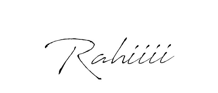 Create a beautiful signature design for name Rahiiii. With this signature (Antro_Vectra) fonts, you can make a handwritten signature for free. Rahiiii signature style 6 images and pictures png
