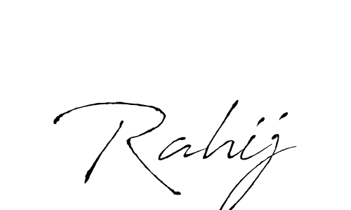 Similarly Antro_Vectra is the best handwritten signature design. Signature creator online .You can use it as an online autograph creator for name Rahij. Rahij signature style 6 images and pictures png