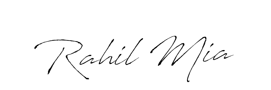 Also we have Rahil Mia name is the best signature style. Create professional handwritten signature collection using Antro_Vectra autograph style. Rahil Mia signature style 6 images and pictures png