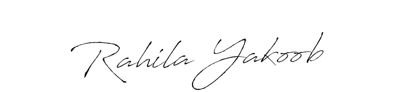 Rahila Yakoob stylish signature style. Best Handwritten Sign (Antro_Vectra) for my name. Handwritten Signature Collection Ideas for my name Rahila Yakoob. Rahila Yakoob signature style 6 images and pictures png