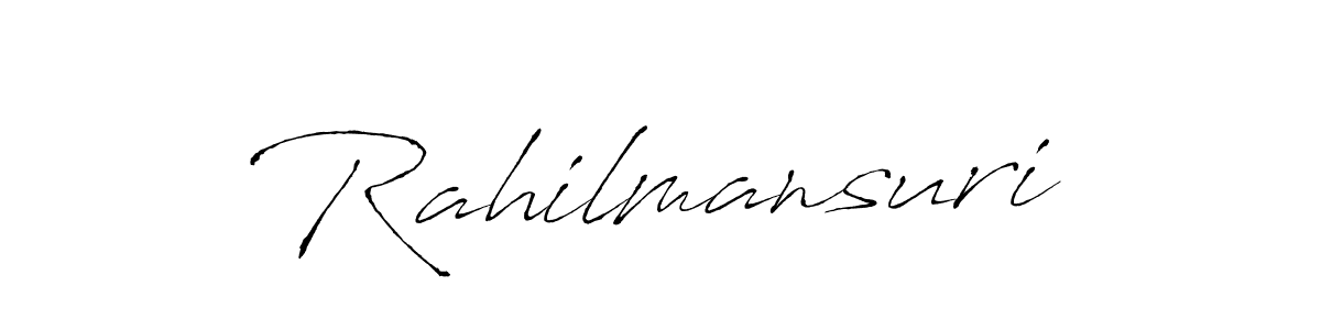 Make a beautiful signature design for name Rahilmansuri. Use this online signature maker to create a handwritten signature for free. Rahilmansuri signature style 6 images and pictures png