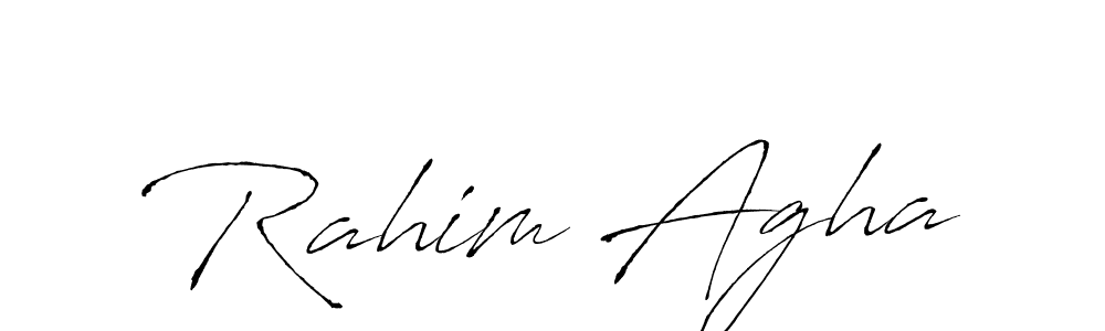 Rahim Agha stylish signature style. Best Handwritten Sign (Antro_Vectra) for my name. Handwritten Signature Collection Ideas for my name Rahim Agha. Rahim Agha signature style 6 images and pictures png