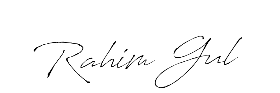 You should practise on your own different ways (Antro_Vectra) to write your name (Rahim Gul) in signature. don't let someone else do it for you. Rahim Gul signature style 6 images and pictures png