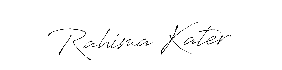 Make a beautiful signature design for name Rahima Kater. Use this online signature maker to create a handwritten signature for free. Rahima Kater signature style 6 images and pictures png