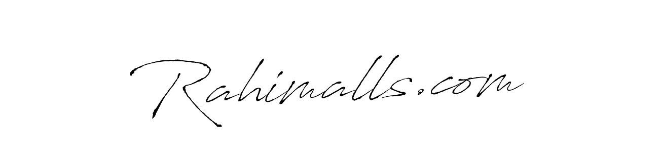 Make a beautiful signature design for name Rahimalls.com. With this signature (Antro_Vectra) style, you can create a handwritten signature for free. Rahimalls.com signature style 6 images and pictures png