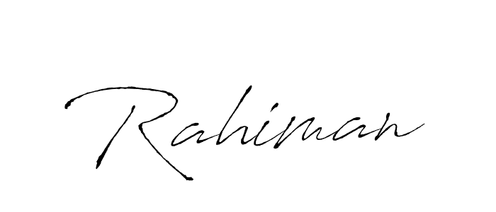 Also we have Rahiman name is the best signature style. Create professional handwritten signature collection using Antro_Vectra autograph style. Rahiman signature style 6 images and pictures png