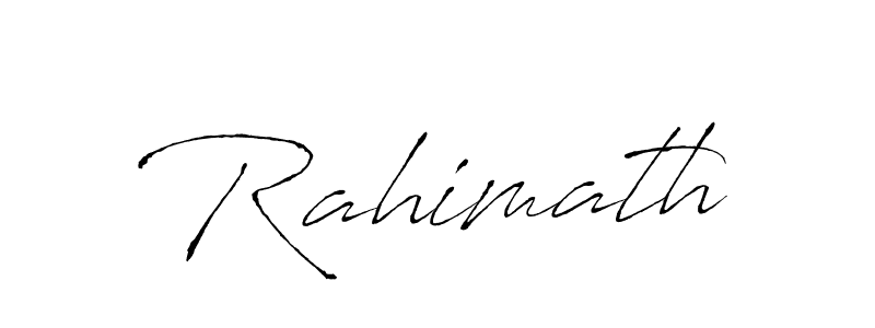 Use a signature maker to create a handwritten signature online. With this signature software, you can design (Antro_Vectra) your own signature for name Rahimath. Rahimath signature style 6 images and pictures png