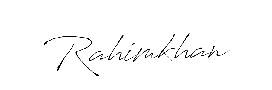 How to make Rahimkhan signature? Antro_Vectra is a professional autograph style. Create handwritten signature for Rahimkhan name. Rahimkhan signature style 6 images and pictures png