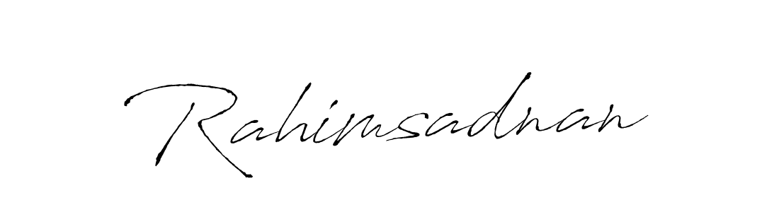 Make a beautiful signature design for name Rahimsadnan. Use this online signature maker to create a handwritten signature for free. Rahimsadnan signature style 6 images and pictures png