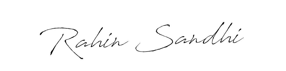 How to make Rahin Sandhi signature? Antro_Vectra is a professional autograph style. Create handwritten signature for Rahin Sandhi name. Rahin Sandhi signature style 6 images and pictures png
