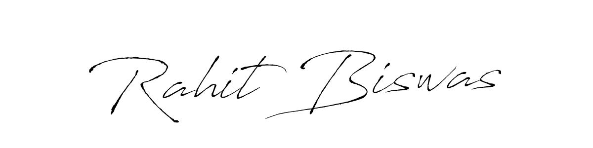 Make a beautiful signature design for name Rahit Biswas. With this signature (Antro_Vectra) style, you can create a handwritten signature for free. Rahit Biswas signature style 6 images and pictures png