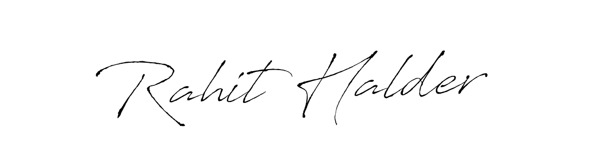 How to make Rahit Halder signature? Antro_Vectra is a professional autograph style. Create handwritten signature for Rahit Halder name. Rahit Halder signature style 6 images and pictures png