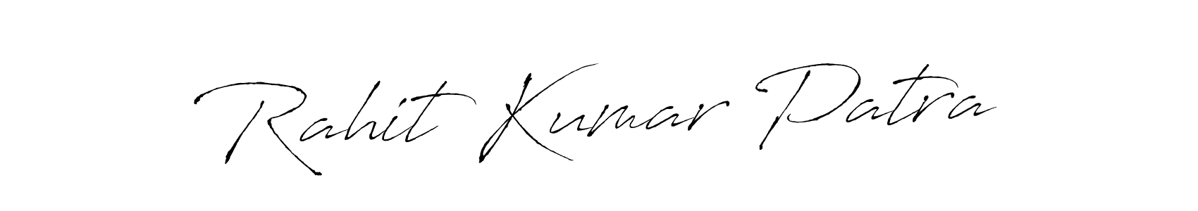 The best way (Antro_Vectra) to make a short signature is to pick only two or three words in your name. The name Rahit Kumar Patra include a total of six letters. For converting this name. Rahit Kumar Patra signature style 6 images and pictures png