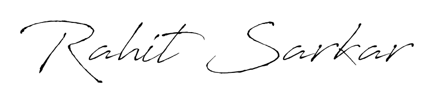 Enhance your business communications with Rahit Sarkar signature in Antro_Vectra lettering. Clean, modern, and universally compatible. Rahit Sarkar signature style 6 images and pictures png