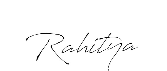 Create a beautiful signature design for name Rahitya. With this signature (Antro_Vectra) fonts, you can make a handwritten signature for free. Rahitya signature style 6 images and pictures png