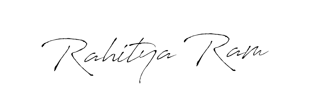 You should practise on your own different ways (Antro_Vectra) to write your name (Rahitya Ram) in signature. don't let someone else do it for you. Rahitya Ram signature style 6 images and pictures png