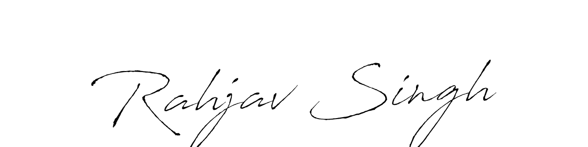 Create a beautiful signature design for name Rahjav Singh. With this signature (Antro_Vectra) fonts, you can make a handwritten signature for free. Rahjav Singh signature style 6 images and pictures png