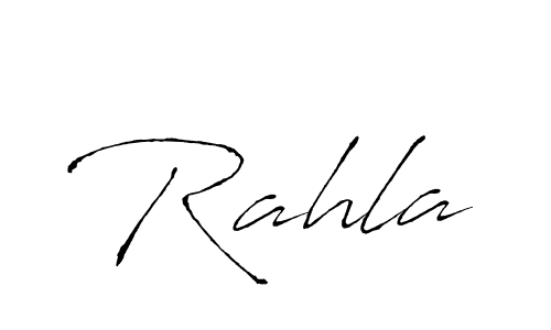 How to make Rahla name signature. Use Antro_Vectra style for creating short signs online. This is the latest handwritten sign. Rahla signature style 6 images and pictures png
