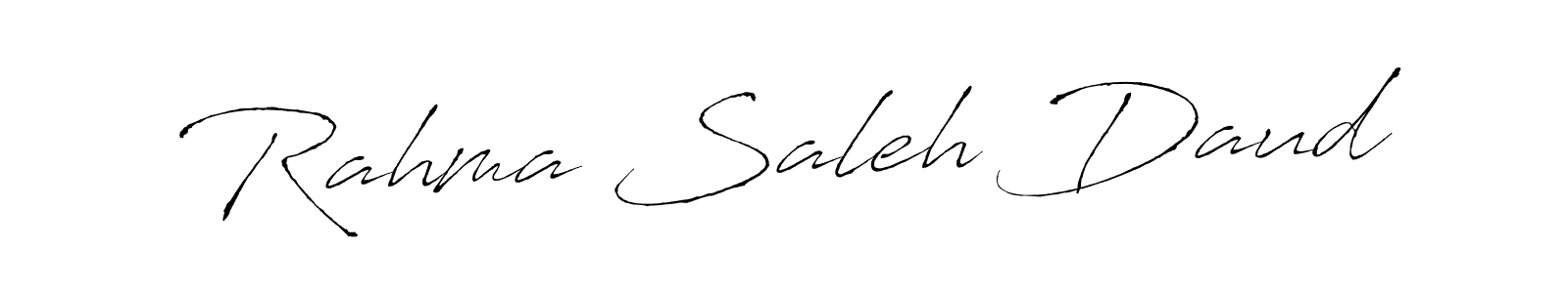 The best way (Antro_Vectra) to make a short signature is to pick only two or three words in your name. The name Rahma Saleh Daud include a total of six letters. For converting this name. Rahma Saleh Daud signature style 6 images and pictures png