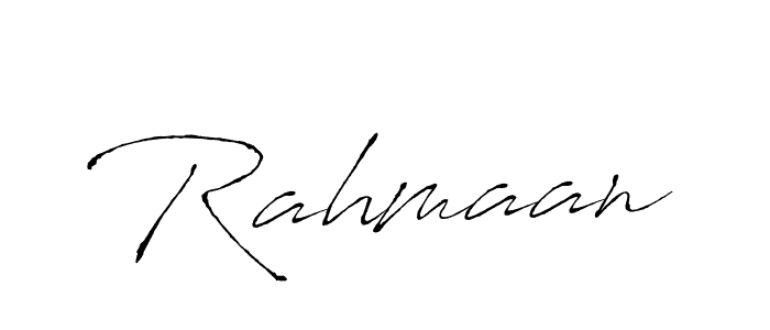 Create a beautiful signature design for name Rahmaan. With this signature (Antro_Vectra) fonts, you can make a handwritten signature for free. Rahmaan signature style 6 images and pictures png