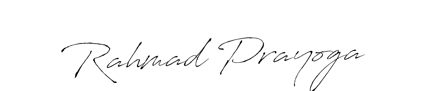 Once you've used our free online signature maker to create your best signature Antro_Vectra style, it's time to enjoy all of the benefits that Rahmad Prayoga name signing documents. Rahmad Prayoga signature style 6 images and pictures png