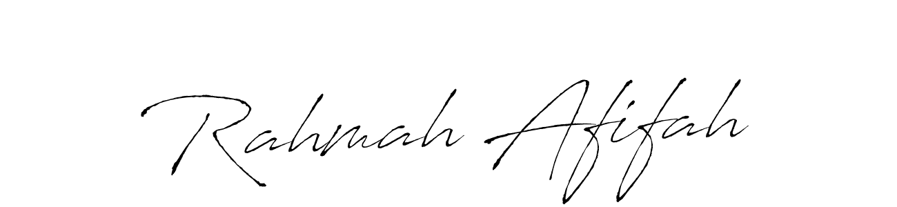 Also You can easily find your signature by using the search form. We will create Rahmah Afifah name handwritten signature images for you free of cost using Antro_Vectra sign style. Rahmah Afifah signature style 6 images and pictures png