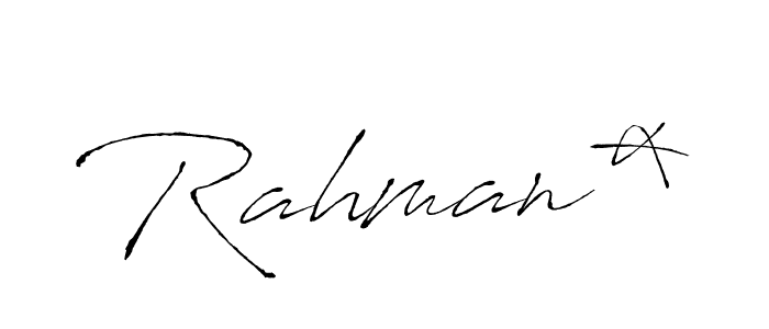 Antro_Vectra is a professional signature style that is perfect for those who want to add a touch of class to their signature. It is also a great choice for those who want to make their signature more unique. Get Rahman* name to fancy signature for free. Rahman* signature style 6 images and pictures png