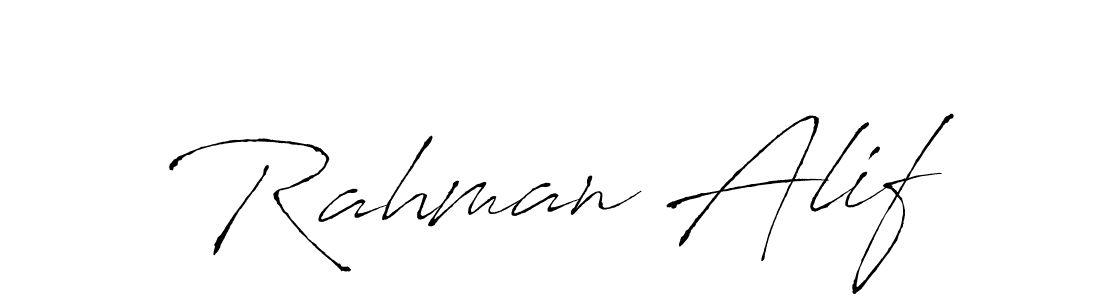 Also we have Rahman Alif name is the best signature style. Create professional handwritten signature collection using Antro_Vectra autograph style. Rahman Alif signature style 6 images and pictures png
