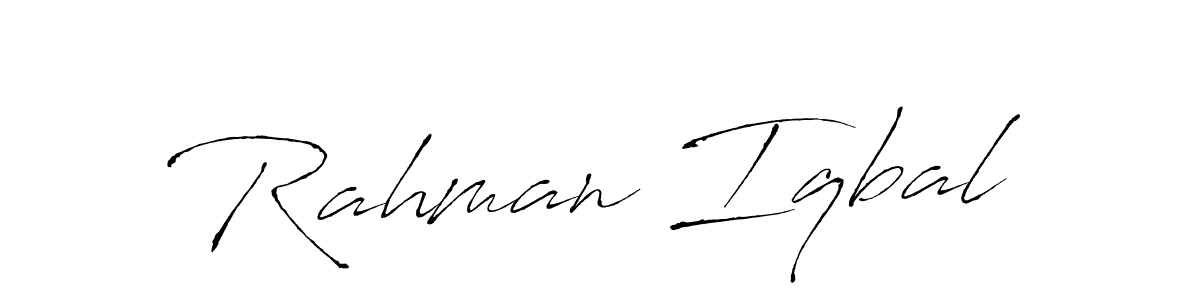 The best way (Antro_Vectra) to make a short signature is to pick only two or three words in your name. The name Rahman Iqbal include a total of six letters. For converting this name. Rahman Iqbal signature style 6 images and pictures png