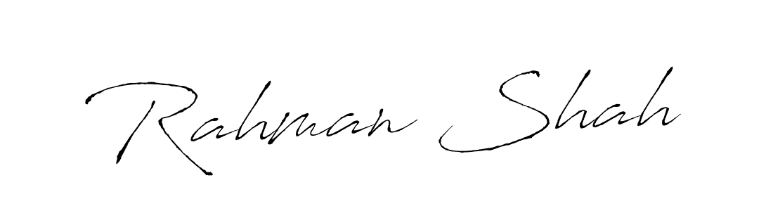 Rahman Shah stylish signature style. Best Handwritten Sign (Antro_Vectra) for my name. Handwritten Signature Collection Ideas for my name Rahman Shah. Rahman Shah signature style 6 images and pictures png