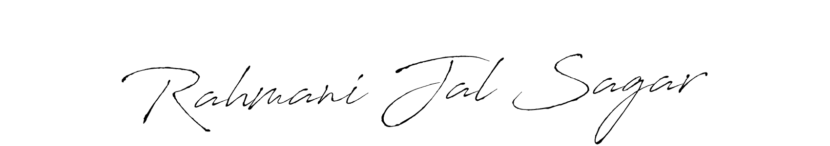 Make a beautiful signature design for name Rahmani Jal Sagar. Use this online signature maker to create a handwritten signature for free. Rahmani Jal Sagar signature style 6 images and pictures png