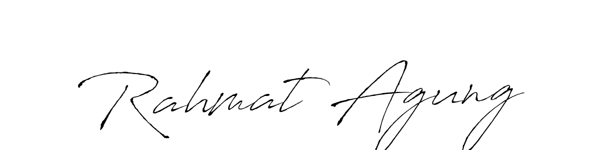You can use this online signature creator to create a handwritten signature for the name Rahmat Agung. This is the best online autograph maker. Rahmat Agung signature style 6 images and pictures png