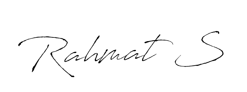 Similarly Antro_Vectra is the best handwritten signature design. Signature creator online .You can use it as an online autograph creator for name Rahmat S. Rahmat S signature style 6 images and pictures png