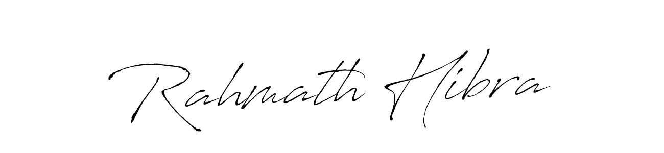 Make a beautiful signature design for name Rahmath Hibra. Use this online signature maker to create a handwritten signature for free. Rahmath Hibra signature style 6 images and pictures png