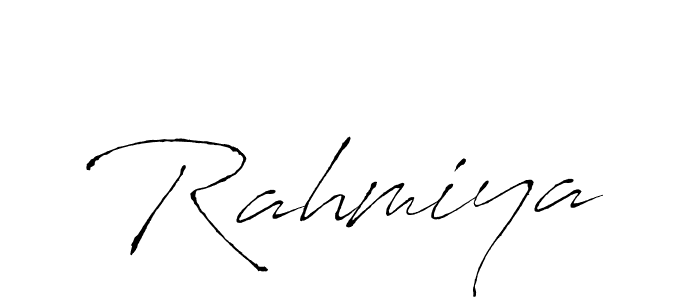 You can use this online signature creator to create a handwritten signature for the name Rahmiya. This is the best online autograph maker. Rahmiya signature style 6 images and pictures png