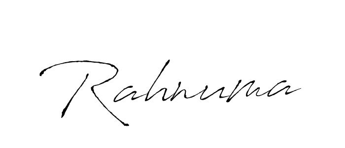 Create a beautiful signature design for name Rahnuma. With this signature (Antro_Vectra) fonts, you can make a handwritten signature for free. Rahnuma signature style 6 images and pictures png