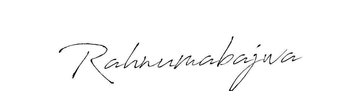 Also we have Rahnumabajwa name is the best signature style. Create professional handwritten signature collection using Antro_Vectra autograph style. Rahnumabajwa signature style 6 images and pictures png