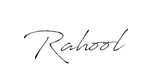 Antro_Vectra is a professional signature style that is perfect for those who want to add a touch of class to their signature. It is also a great choice for those who want to make their signature more unique. Get Rahool name to fancy signature for free. Rahool signature style 6 images and pictures png