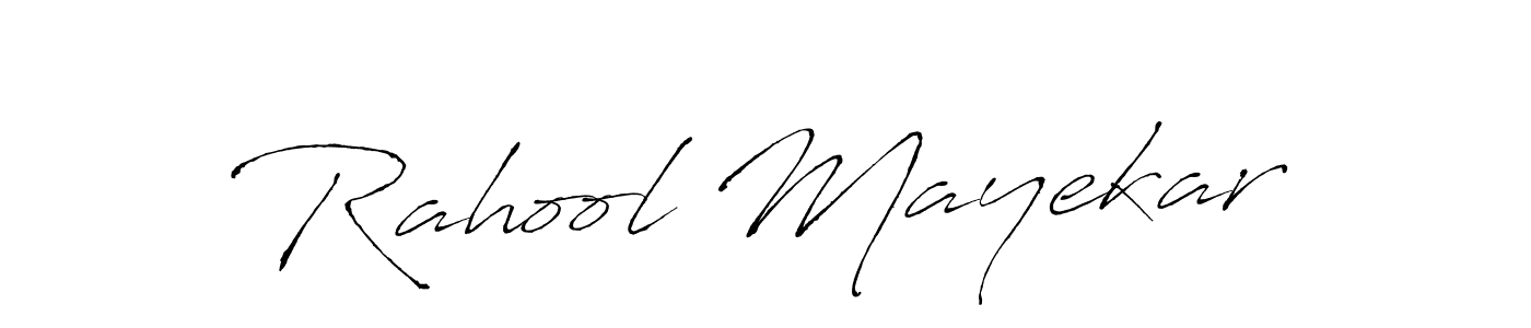 Similarly Antro_Vectra is the best handwritten signature design. Signature creator online .You can use it as an online autograph creator for name Rahool Mayekar. Rahool Mayekar signature style 6 images and pictures png