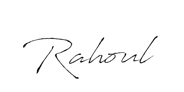 Make a short Rahoul signature style. Manage your documents anywhere anytime using Antro_Vectra. Create and add eSignatures, submit forms, share and send files easily. Rahoul signature style 6 images and pictures png