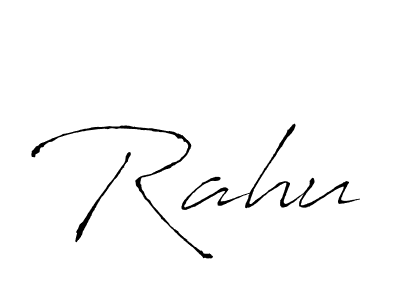 Use a signature maker to create a handwritten signature online. With this signature software, you can design (Antro_Vectra) your own signature for name Rahu. Rahu signature style 6 images and pictures png