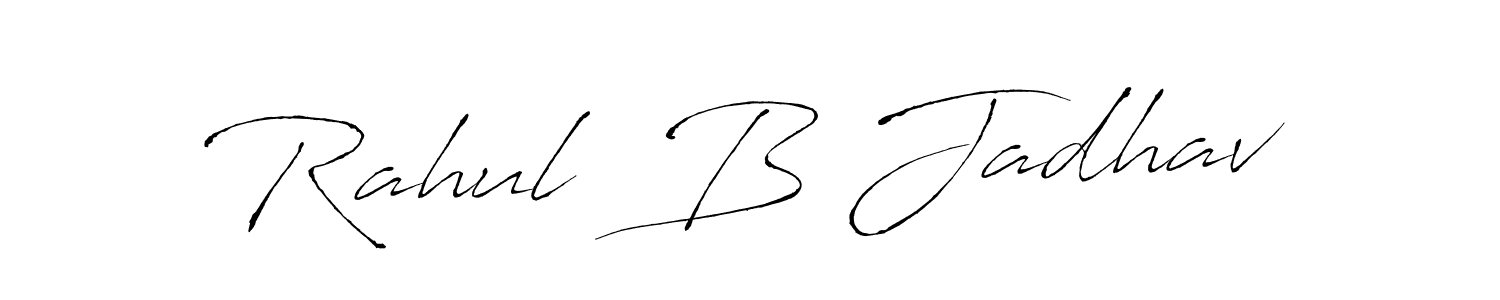 Make a beautiful signature design for name Rahul  B Jadhav. With this signature (Antro_Vectra) style, you can create a handwritten signature for free. Rahul  B Jadhav signature style 6 images and pictures png