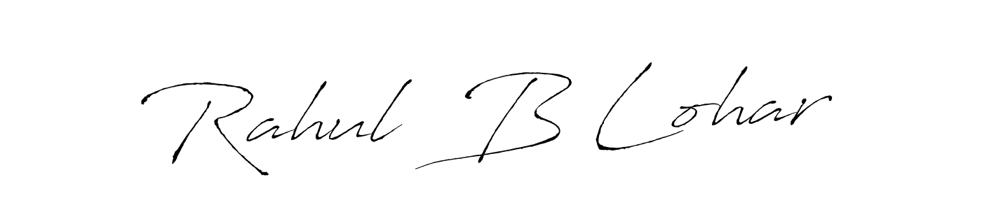 Create a beautiful signature design for name Rahul  B Lohar. With this signature (Antro_Vectra) fonts, you can make a handwritten signature for free. Rahul  B Lohar signature style 6 images and pictures png