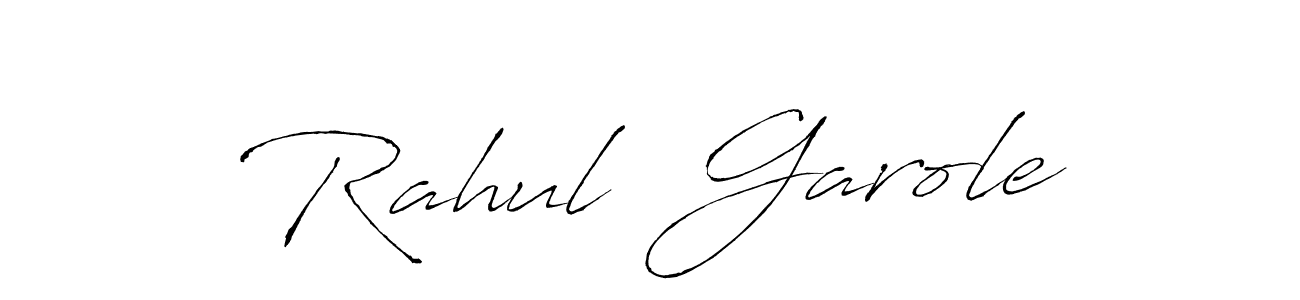 Also we have Rahul  Garole name is the best signature style. Create professional handwritten signature collection using Antro_Vectra autograph style. Rahul  Garole signature style 6 images and pictures png