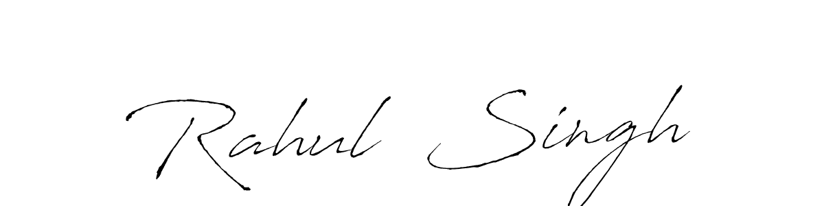 Antro_Vectra is a professional signature style that is perfect for those who want to add a touch of class to their signature. It is also a great choice for those who want to make their signature more unique. Get Rahul  Singh name to fancy signature for free. Rahul  Singh signature style 6 images and pictures png
