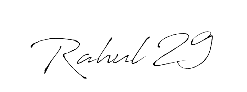 Also You can easily find your signature by using the search form. We will create Rahul 29 name handwritten signature images for you free of cost using Antro_Vectra sign style. Rahul 29 signature style 6 images and pictures png