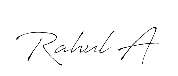 Similarly Antro_Vectra is the best handwritten signature design. Signature creator online .You can use it as an online autograph creator for name Rahul A. Rahul A signature style 6 images and pictures png