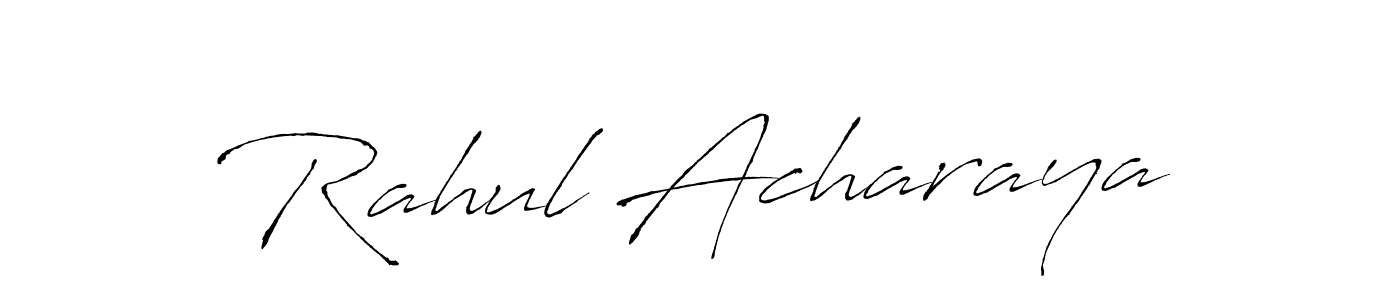 if you are searching for the best signature style for your name Rahul Acharaya. so please give up your signature search. here we have designed multiple signature styles  using Antro_Vectra. Rahul Acharaya signature style 6 images and pictures png
